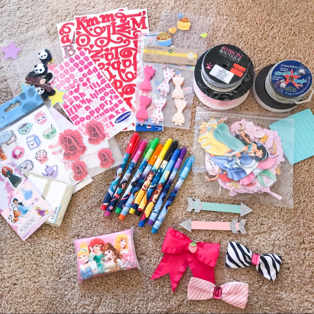 Disney Princess scrapbook craft supplies